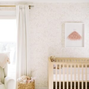 Custom Neutral Nursery Wallpaper
