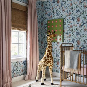Custom Floral Nursery Wallpaper